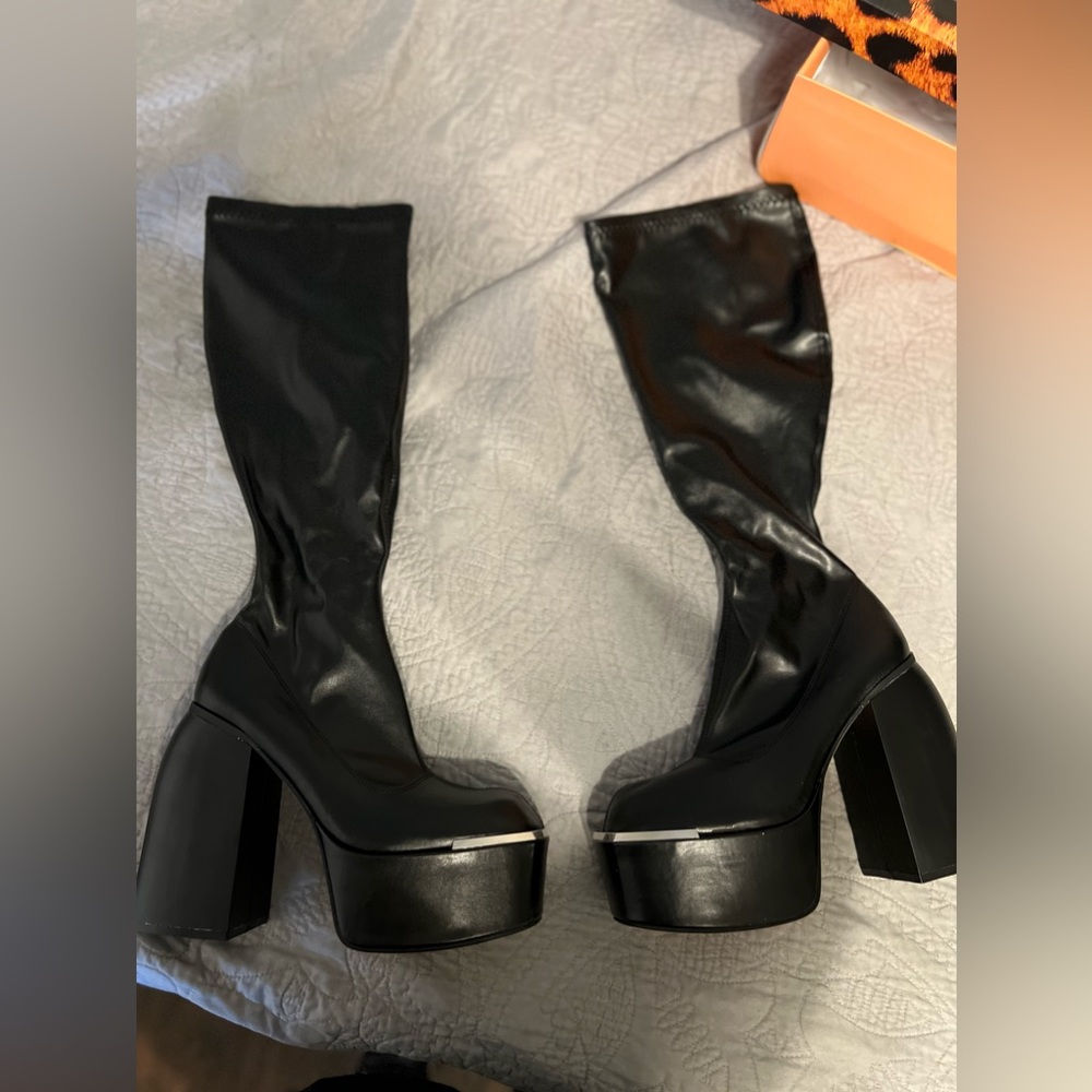 Lemonade Strength Knee High Boots sz 8 - Picture 1 of 6
